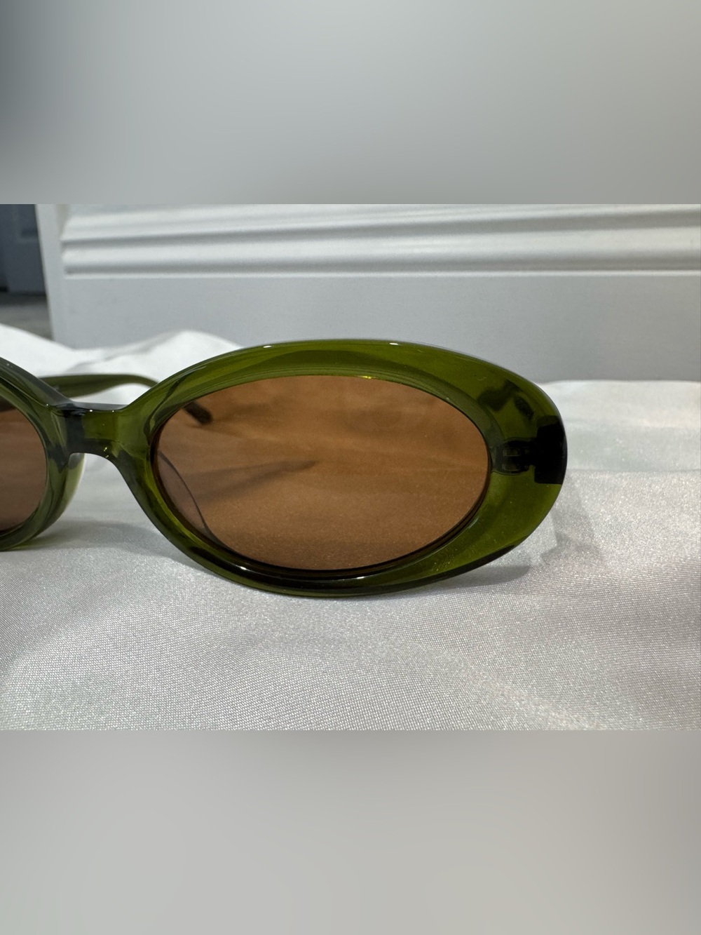 Quince Bali Polarized Acetate Sunglasses - Moss w/Brown Lens - Picture 6 of 15